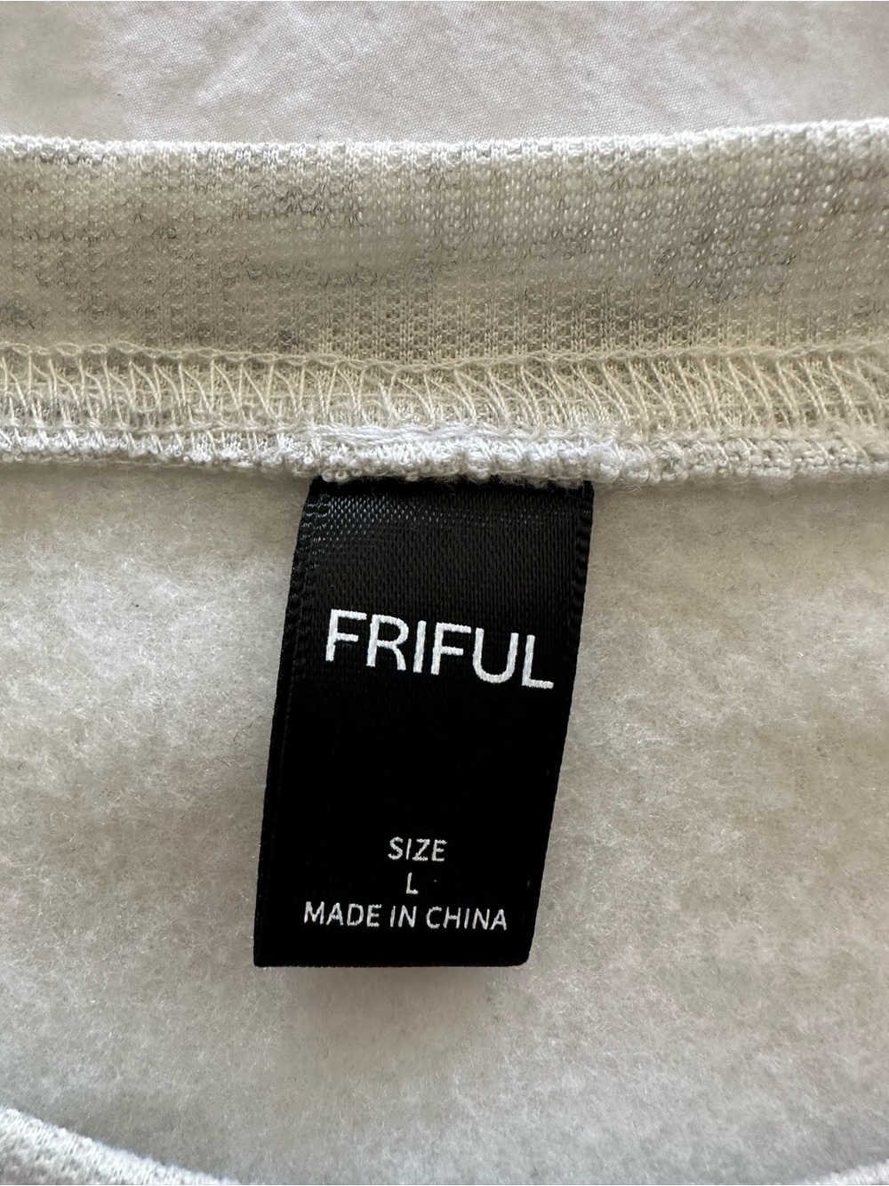 FRIFUL Sheer Puff Sleeve Sweatshirt with Organza Sleeves, NWOT size large - Picture 7 of 14